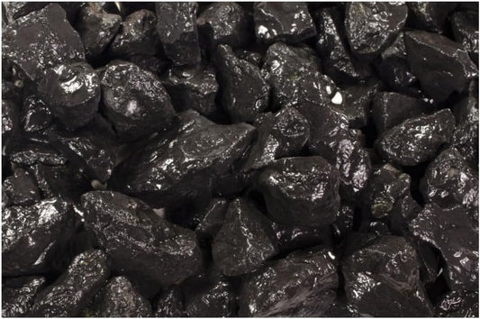 Fantasia Materials: 1 lb Rough Shungite Stones from Russia - 0.5" to 2" Average Size