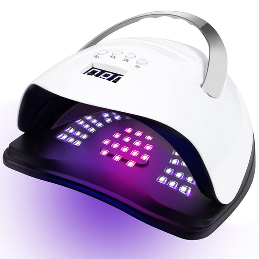 LED UV Lamp 160W Resin Curing Light Jewelry Casting Kit for Gel Nail Polish, 4 Timer Setting, Auto Sensor