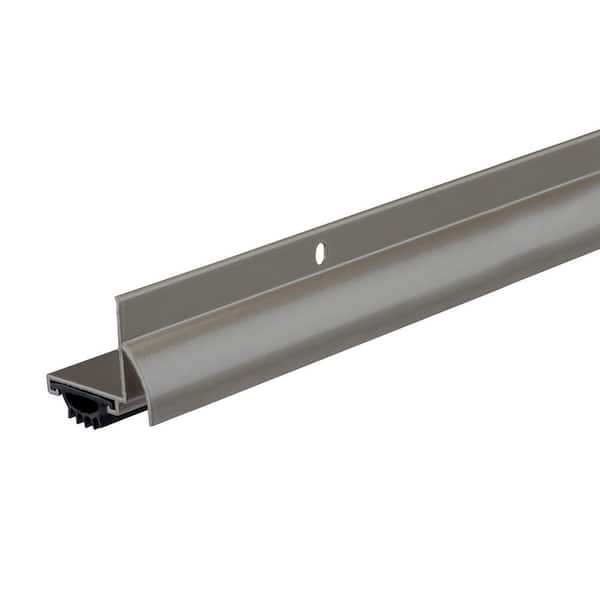 L-Shape Screw-on Under Door Seal Satin Nickel Aluminum 36 in.