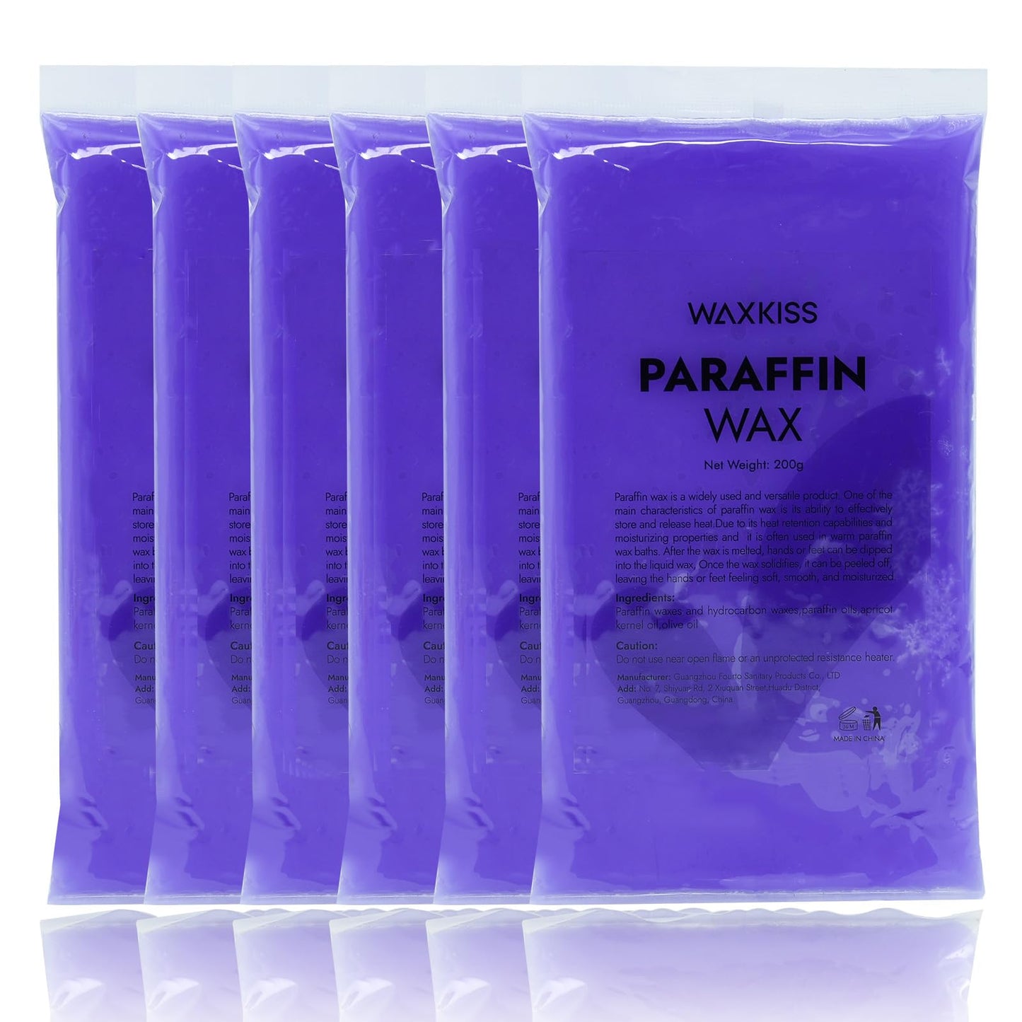 Paraffin Wax Refill for Paraffin Baths, 6 pack Paraffin Blocks of Lavender, Paraffin Wax for Hand and Feet
