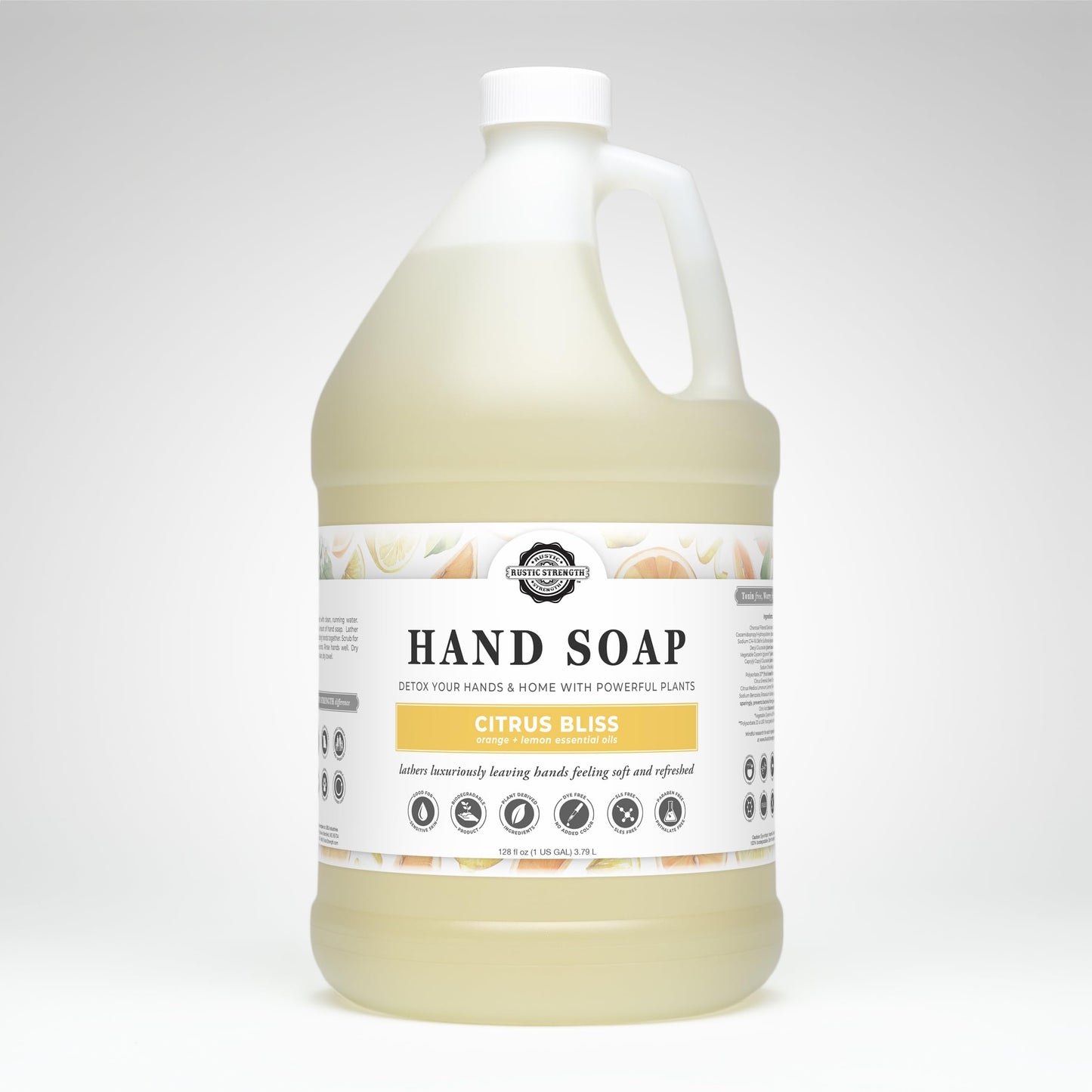 Liquid hand soap, Citrus Bliss, 128oz refill