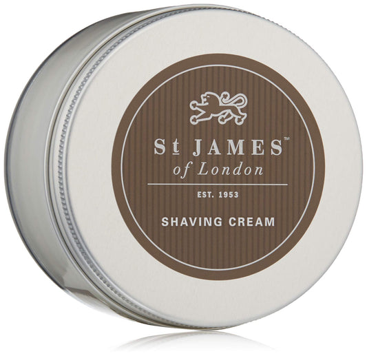 St James of London Cedarwood & Clarysage Shave Cream Jar, 5.07oz