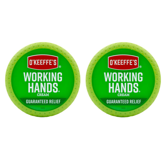 O'Keeffe's Working Hands Hand Cream, 3.4 oz., Jar, (Pack of 2)