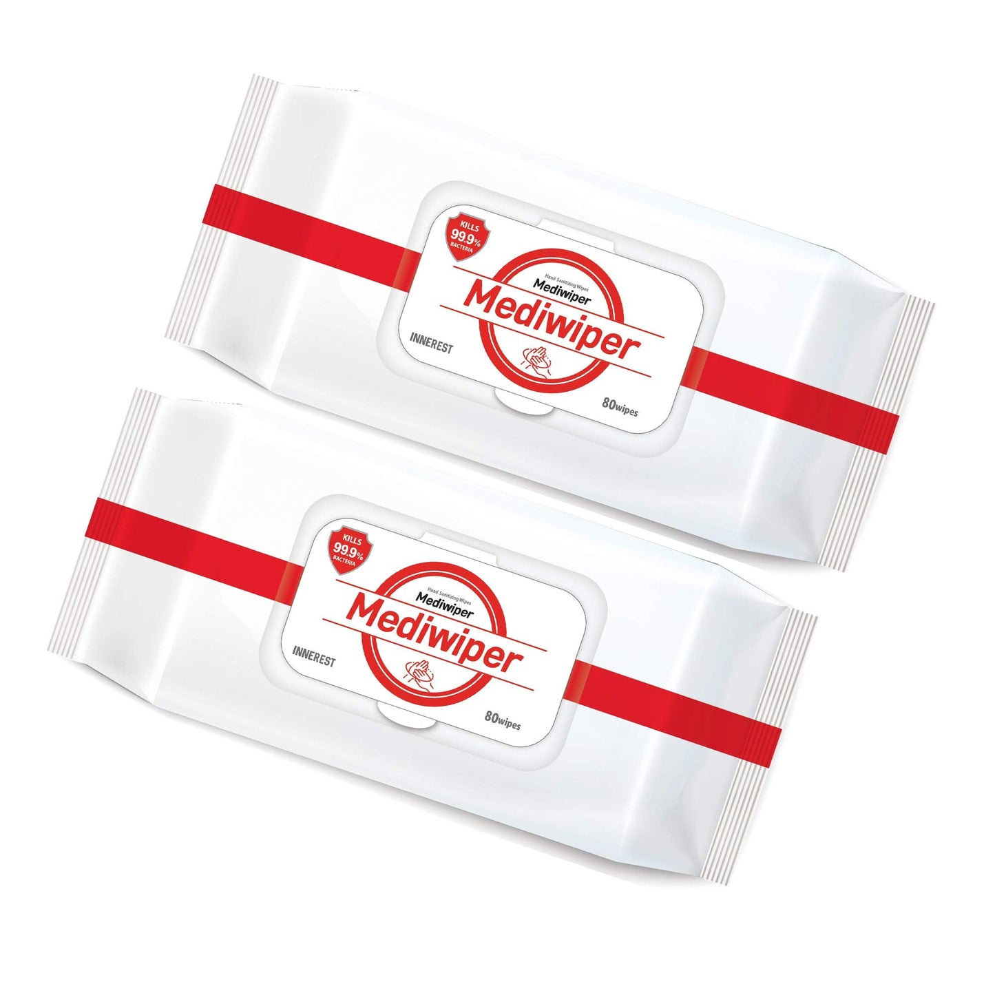 Refreshing Wet Wipes Travel Size Alcohol-Free Wipe Sanitizes/Cleans/Deodorizes Bulk Wipes (160 Wipes (80ct, 2pk))