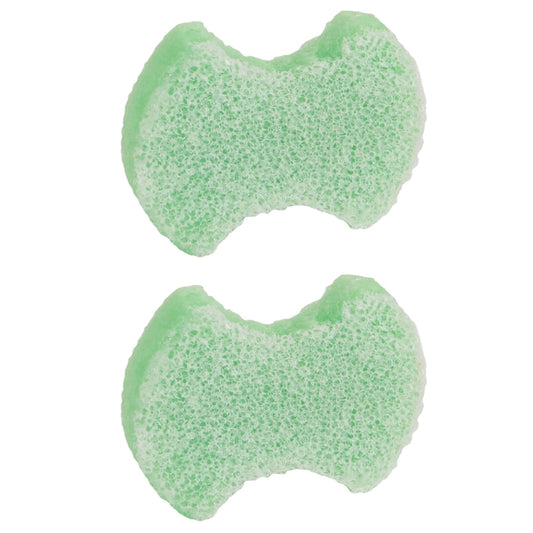 Spongeables Pedi-Scrub Two 2 oz. Foot Buffer with Citron-Eucalyptus Aromatherapy 40+ Washes - 1 TwinPack