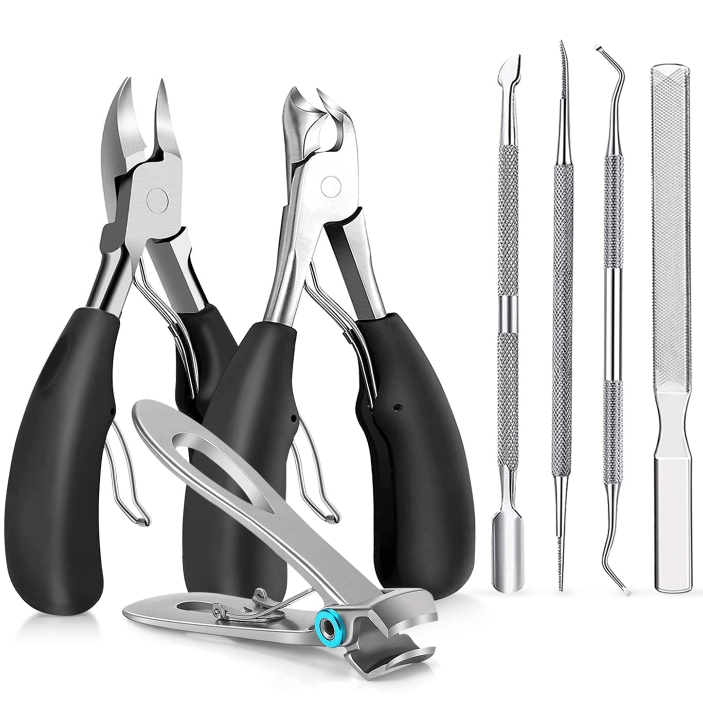 Ingrown Toenail Tool, Nail Clippers for Men & Women, Toenail Clippers for Seniors Thick Toenails, Professional Toenail Clippers for Thick Nails, Pedicure, Super Sharp Curved Blade Grooming Tool