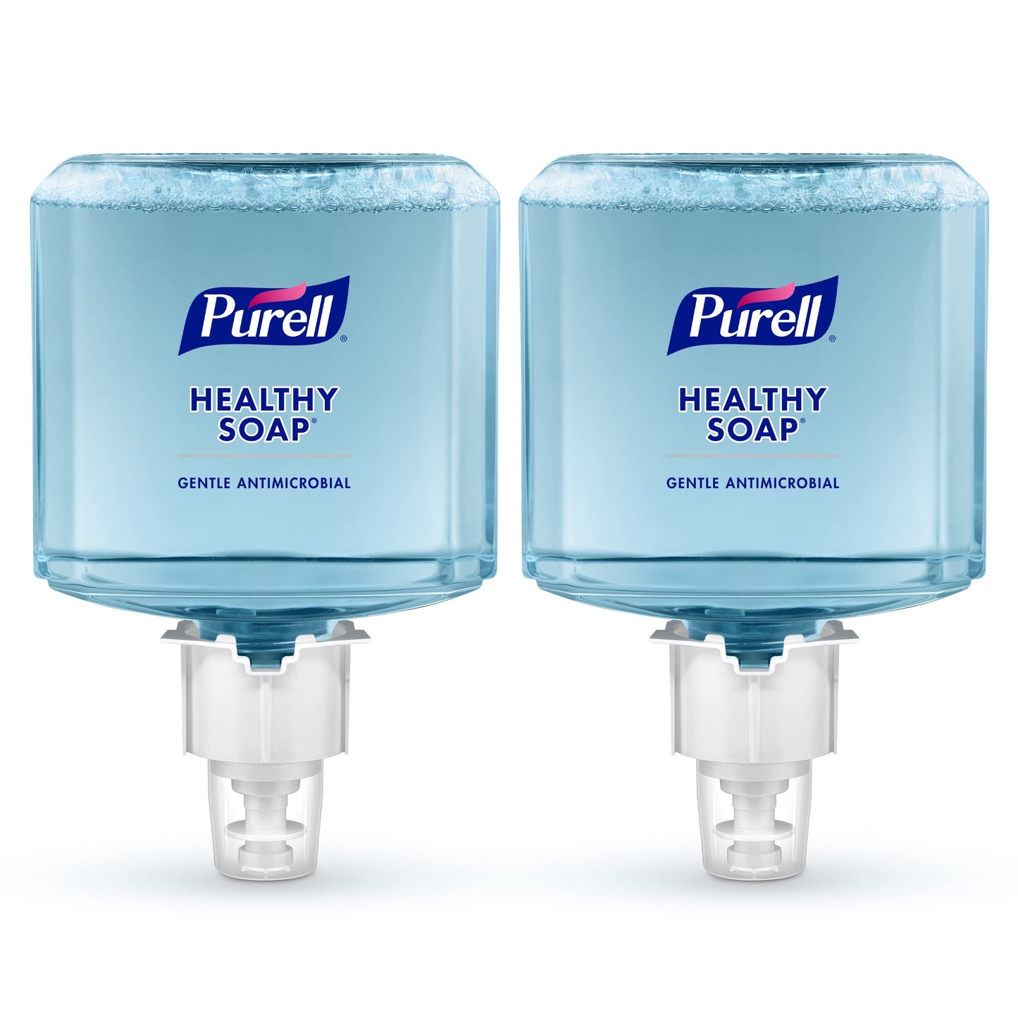 PURELL Brand HEALTHY SOAP 0.5% BAK Antimicrobial Foam, Lightly Fragranced, 1200 mL Refill for PURELL ES6 Automatic Soap Dispenser (Pack of 2) - 6480-02 - Manufactured by GOJO, Inc.