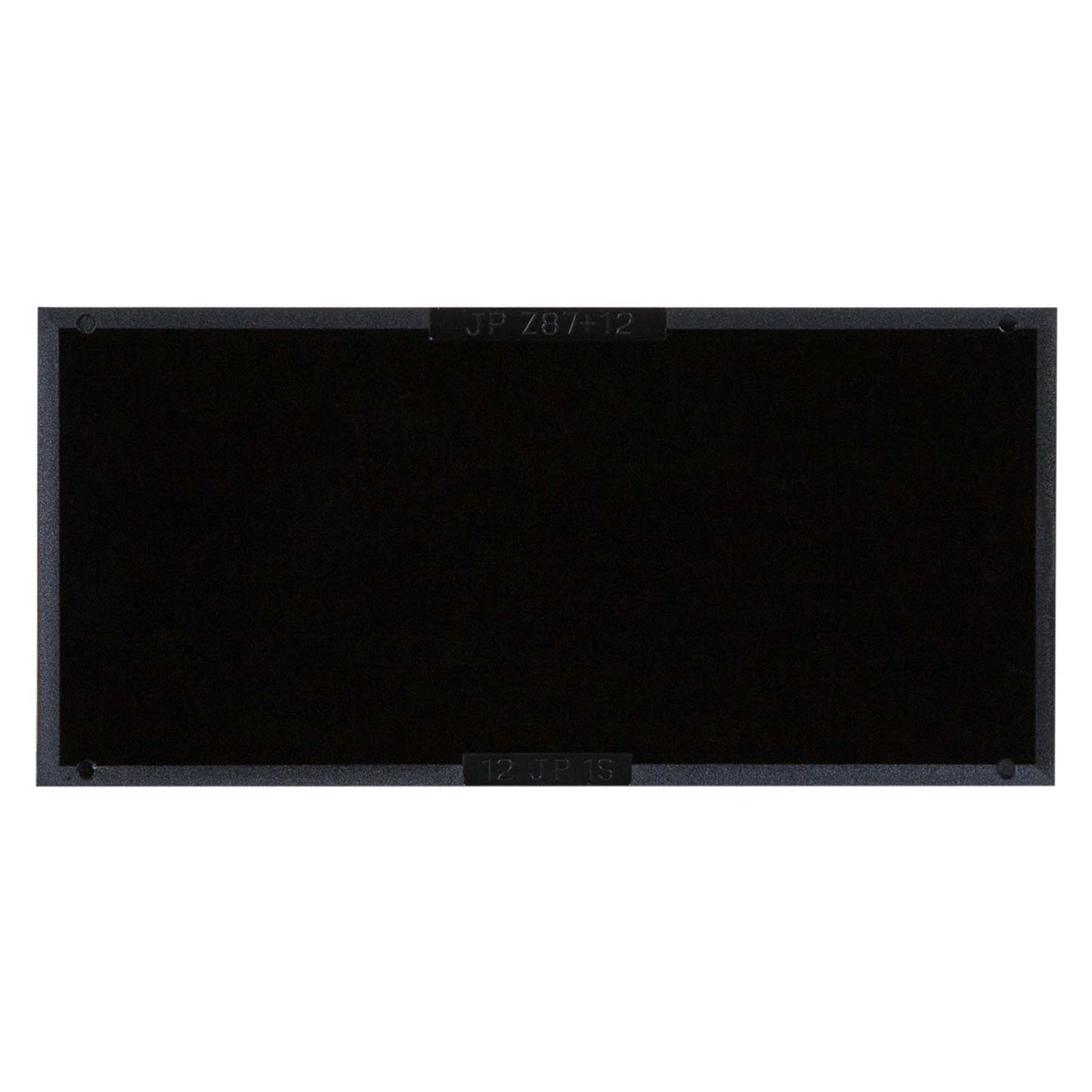 Jackson Safety Polycarbonate Passive Welding Filter Lens, 2" x 4.25", Shade 12, 14561