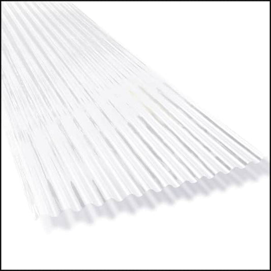 Roof Panel Polycarbonate 6 ft.  Clear Lightweight Corrugated