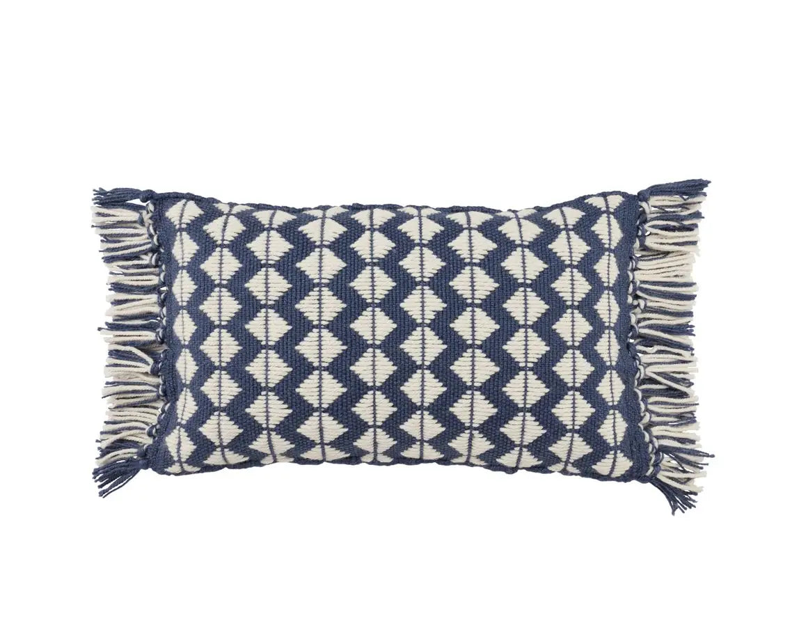 Chesa Perdita Indoor/Outdoor Pillow- Blue