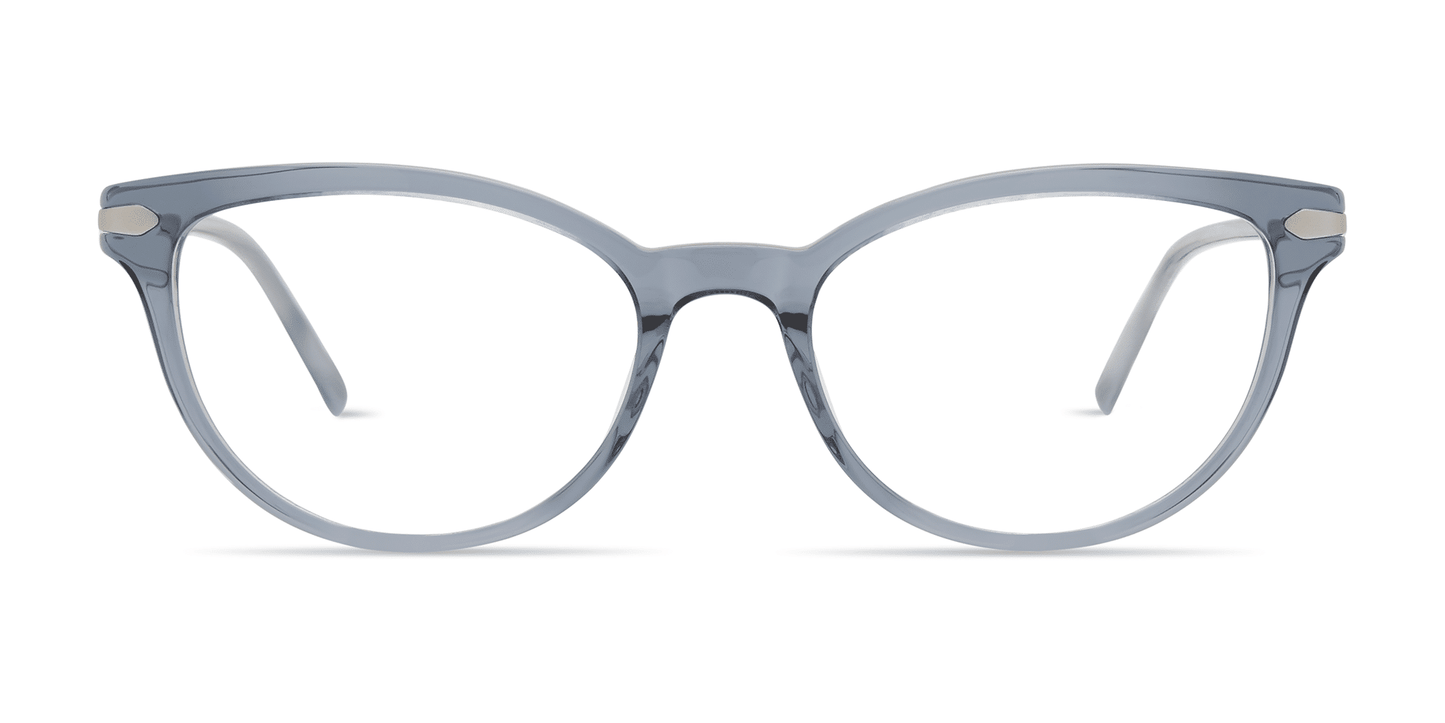 modo conselyea brooklyn made handmade acetate plastic titanium lightweight quality comfortable cat eye oval ladies women female modern contemporary classic light blue