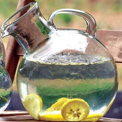 Round Tilted Pitcher