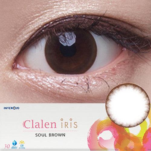 Clalen Iris Soul Brown Colored Contacts Circle Lenses - EyeCandys