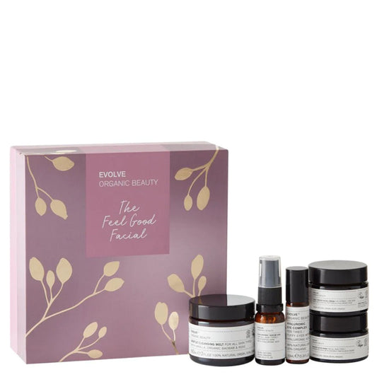 Evolve Organic Beauty The Feel Good Facial Set (worth £79)