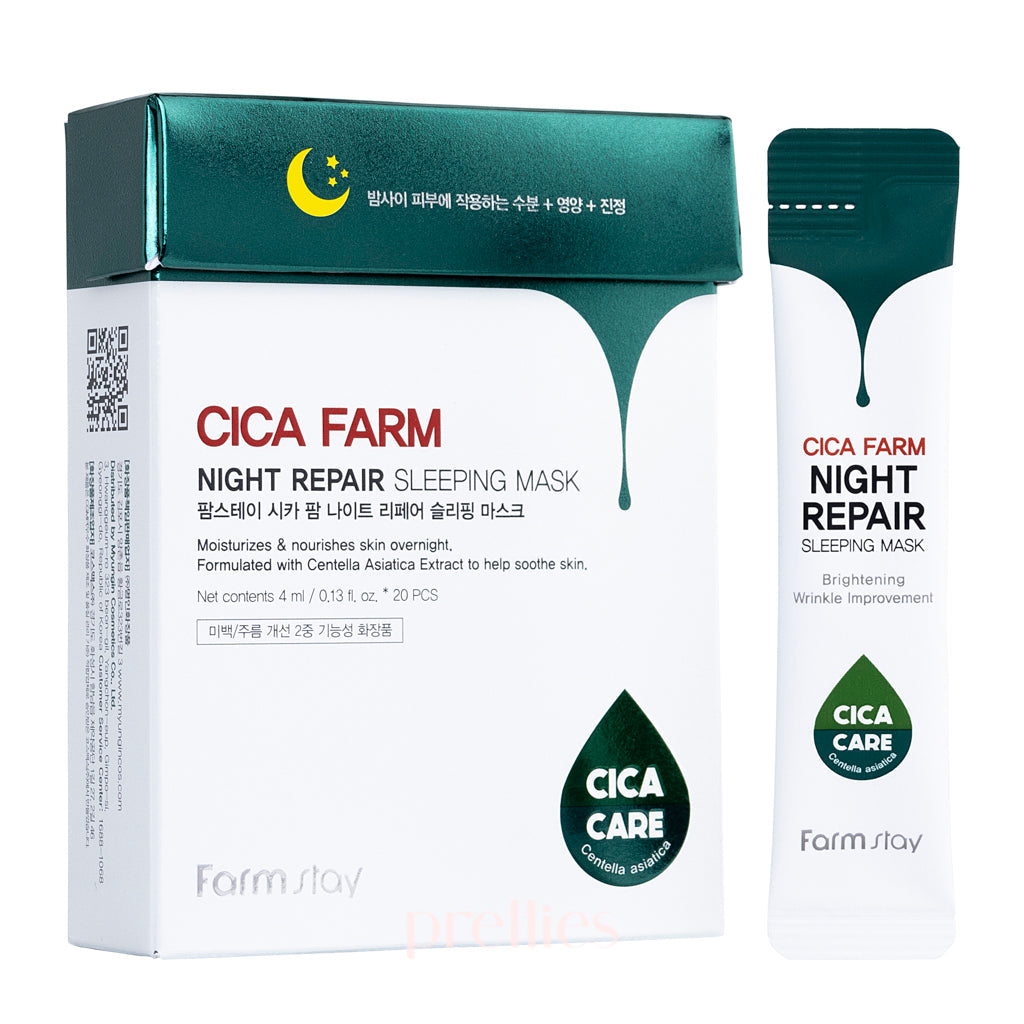 Farmstay Cica Farm Night Repair Sleeping Mask (4ml x 20pcs)