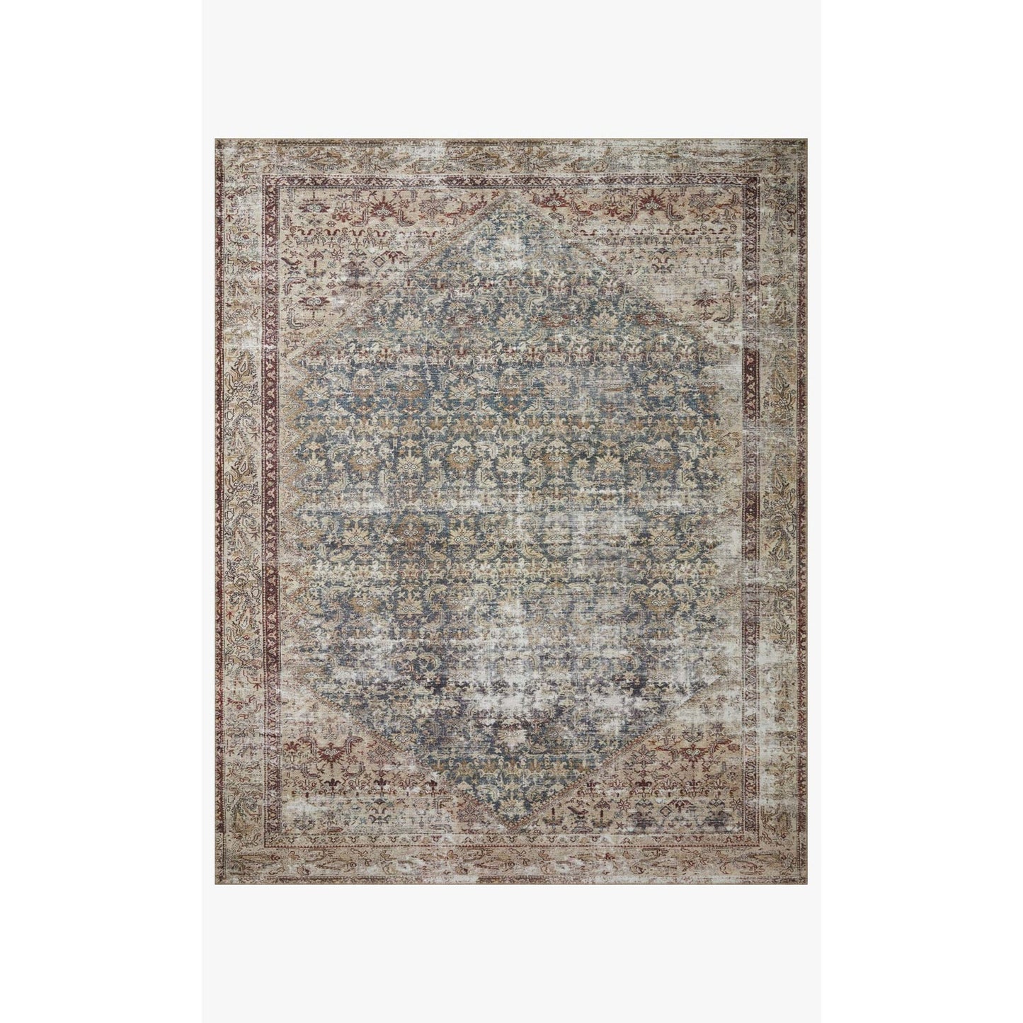 Amber Lewis Georgie Teal/Antique Rug - Chapin Furniture