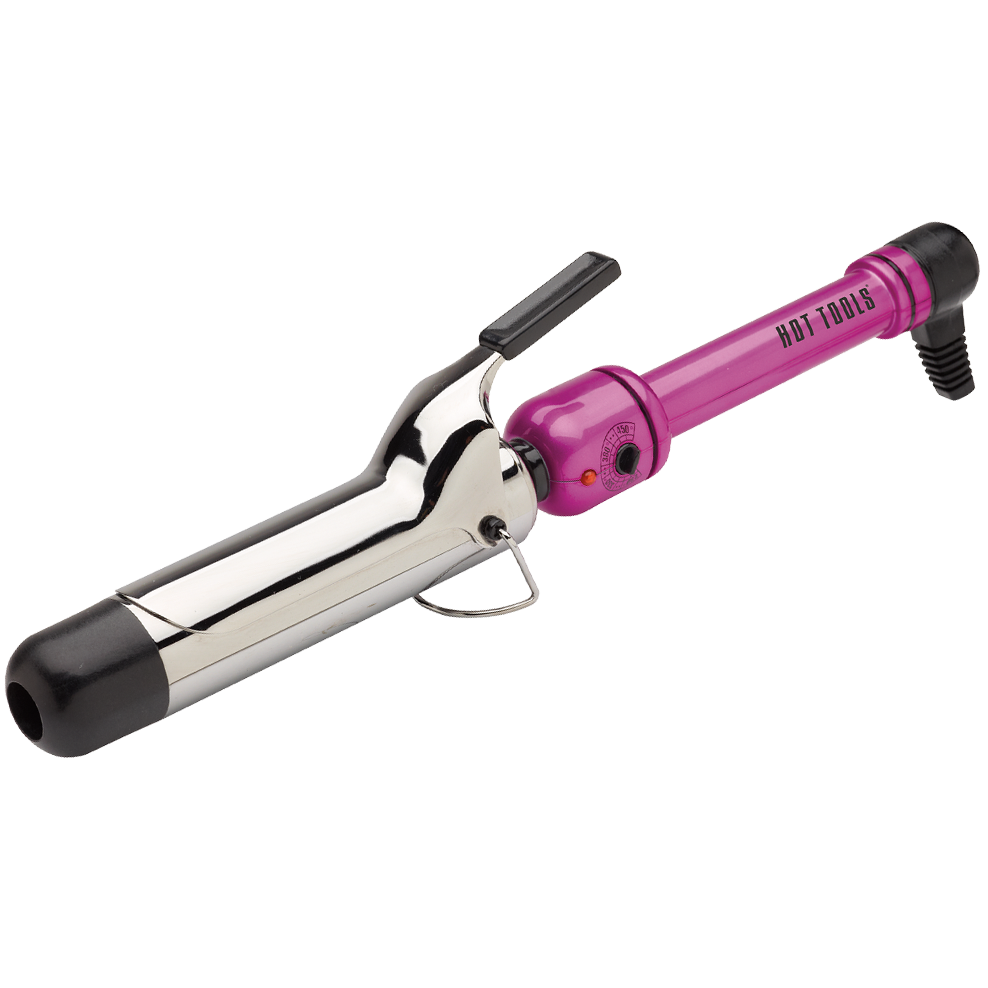 Hot Tools Pink Titanium Spring Curling Iron