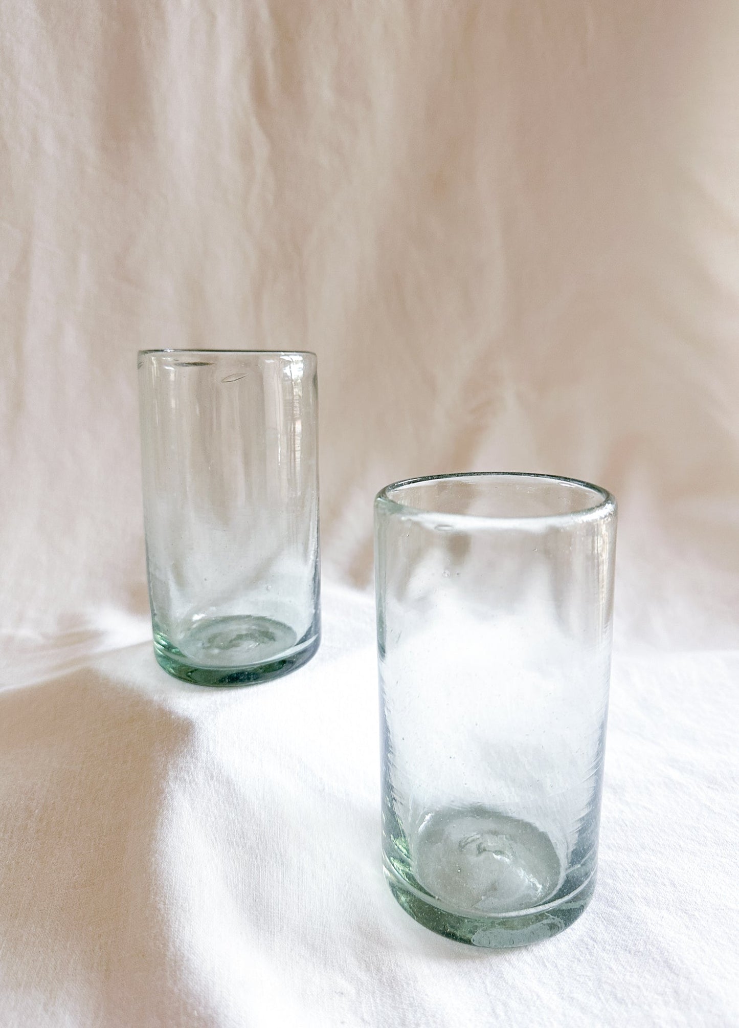 Luz Clear Hand Blown Glass