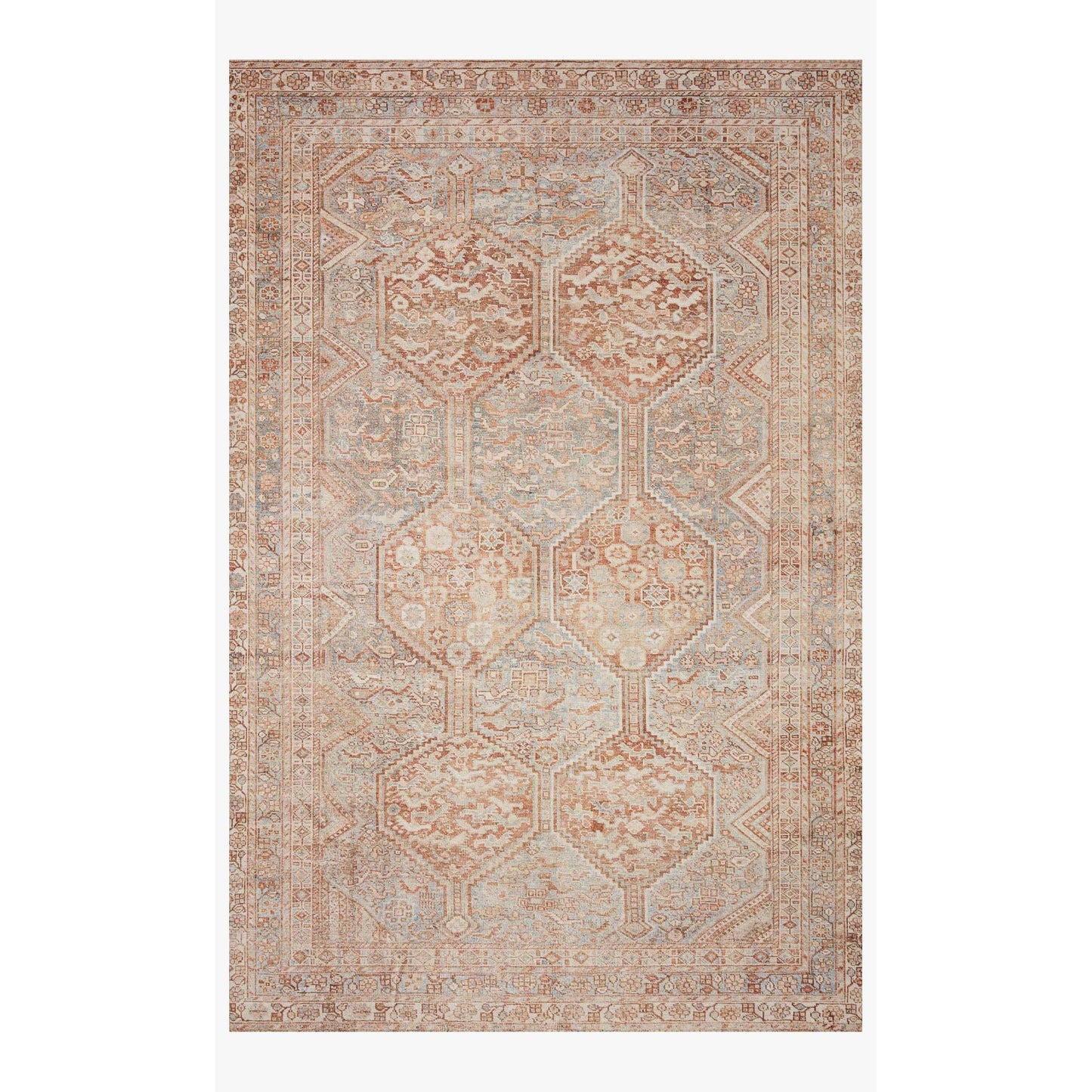 Chris Loves Julia Jules Tangerine/Mist Rug
