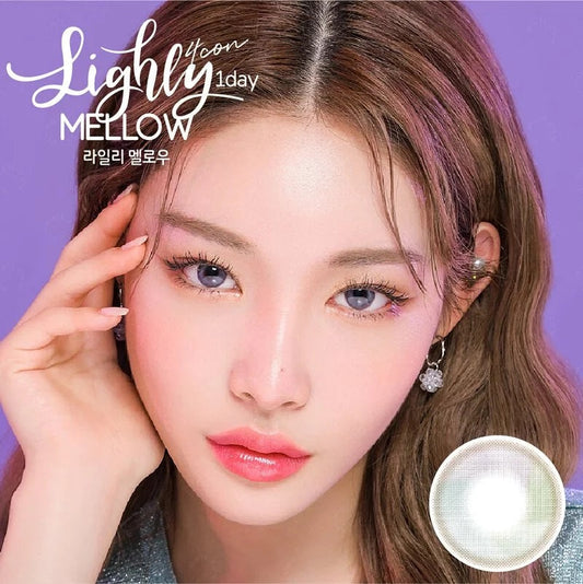 Lenstown Lighly Mellow Aurora Gray Contacts 20 Pack