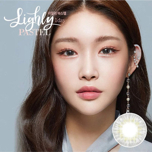 Lenstown Lighly Pastel Gray Contacts 20 Pack