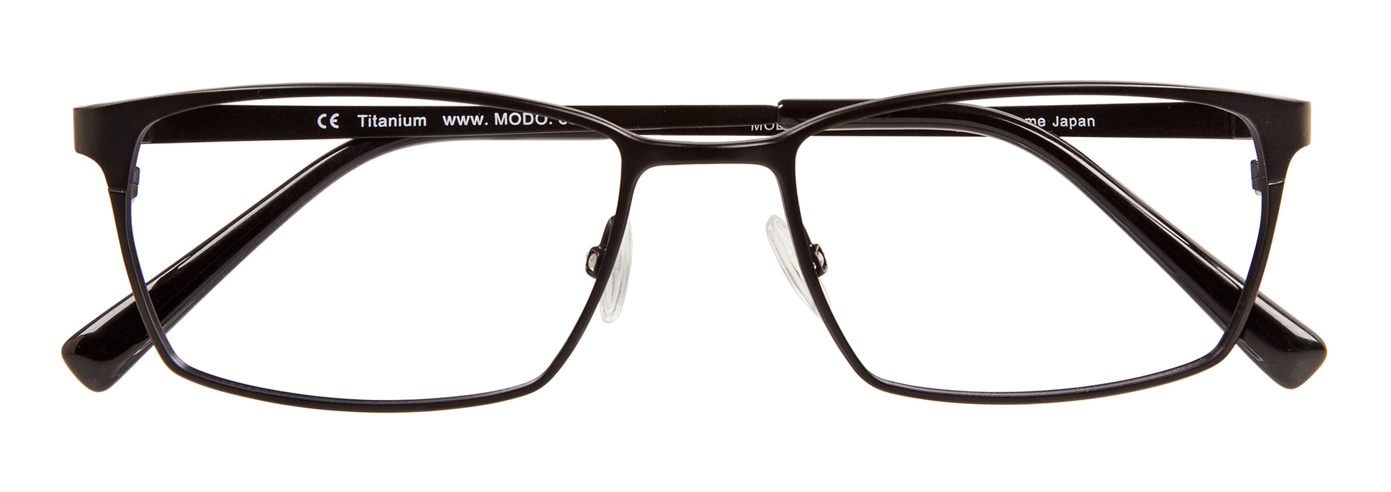 modo 4201 optical prescription eyewear glasses made in japan block titanium strong strength durable long lasting rectangular classic men male matte black