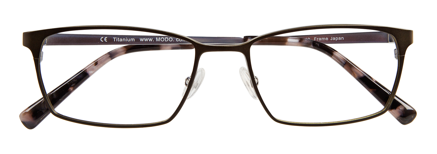 modo 4201 optical prescription eyewear glasses made in japan block titanium strong strength durable long lasting rectangular classic men male matte brown