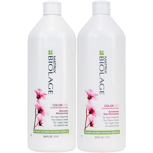 Matrix Biolage ColorLast Liter Duo(33.8oz Shampoo & 33.8oz Conditioner)