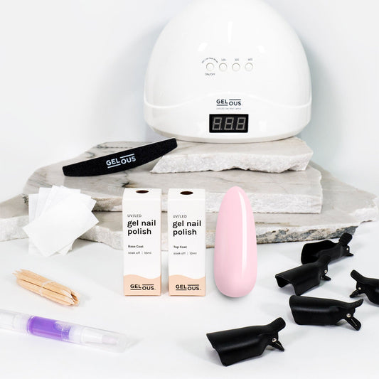 Gelous gel nail polish Bubblegum Starter Pack - photographed in New Zealand