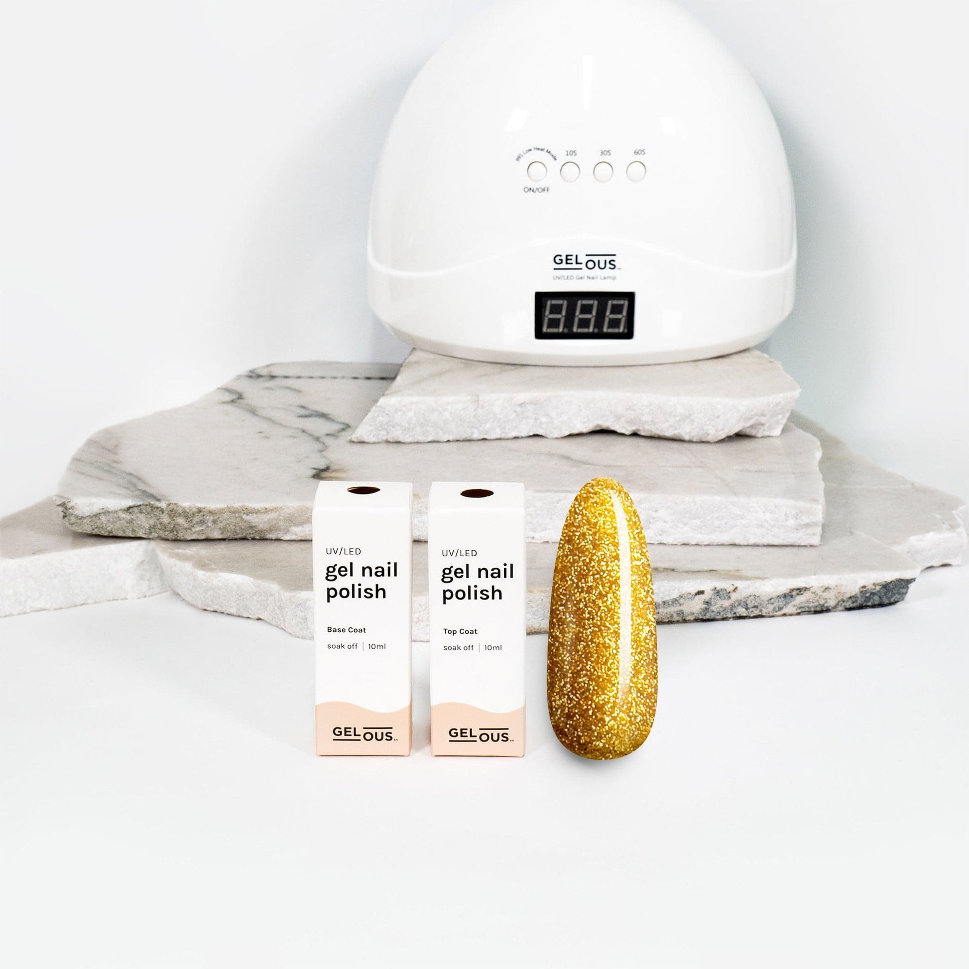 Gelous gel nail polish Good as Gold Basic Pack - photographed in New Zealand