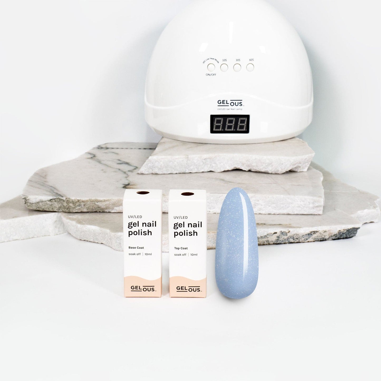 Gelous gel nail polish Glass Slipper Basic Pack - photographed in New Zealand