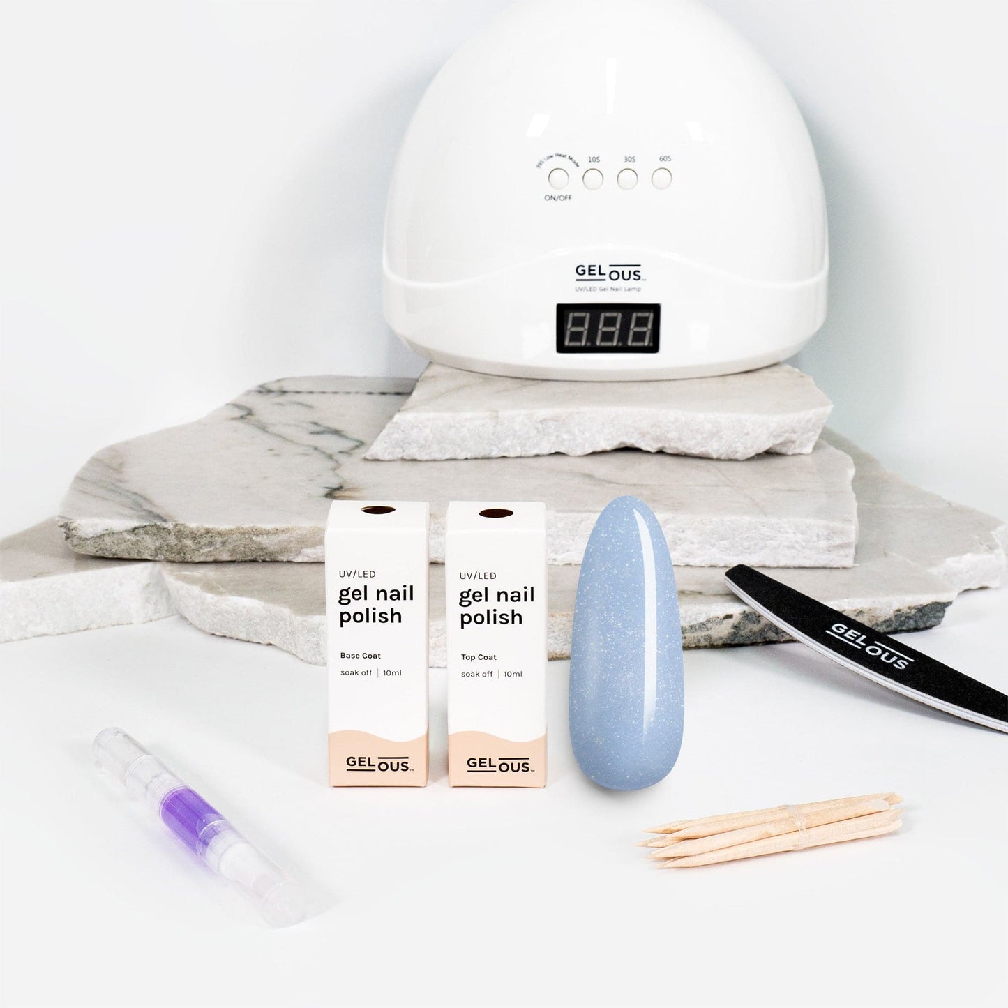 Gelous gel nail polish Glass Slipper Essentials Pack - photographed in New Zealand