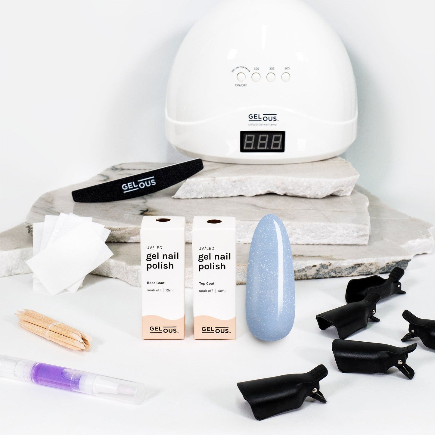 Gelous gel nail polish Glass Slipper Starter Pack - photographed in New Zealand