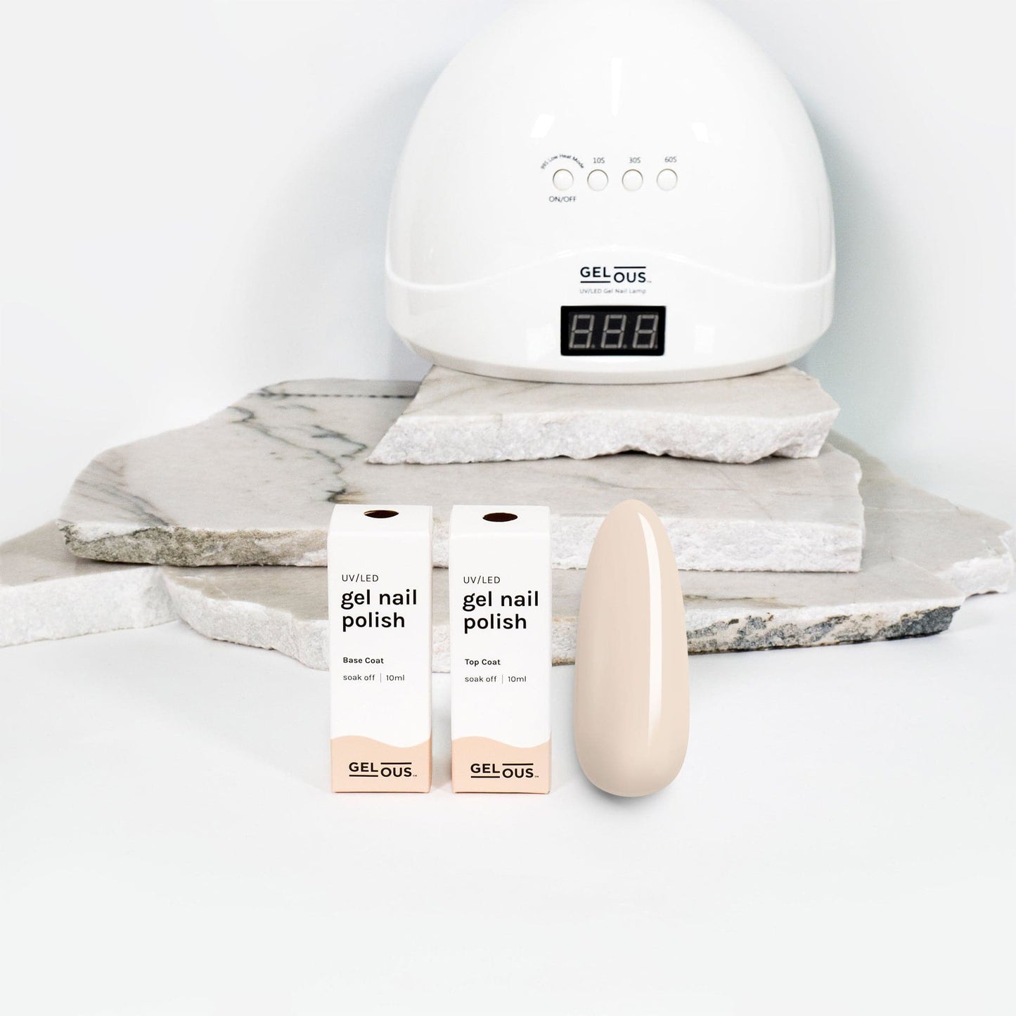 Gelous gel nail polish Heart of Stone Basic Pack - photographed in New Zealand