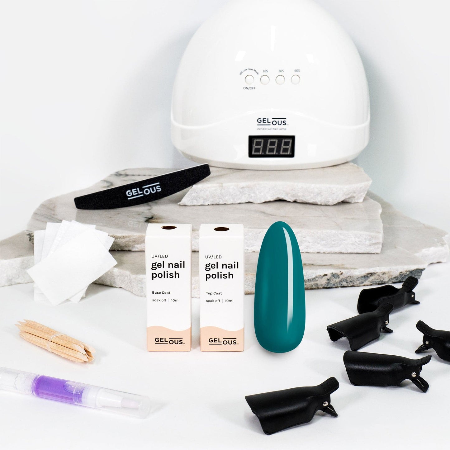 Gelous gel nail polish Ocean Breeze Starter Pack - photographed in New Zealand