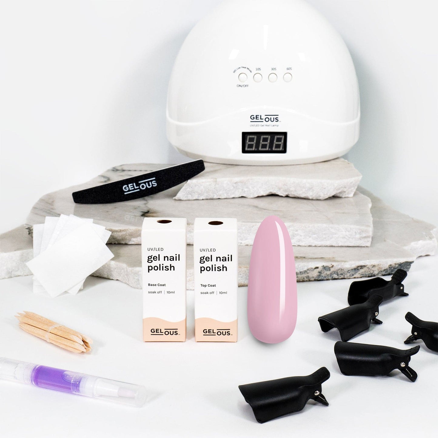 Gelous gel nail polish Pretty in Pink Starter Pack - photographed in New Zealand