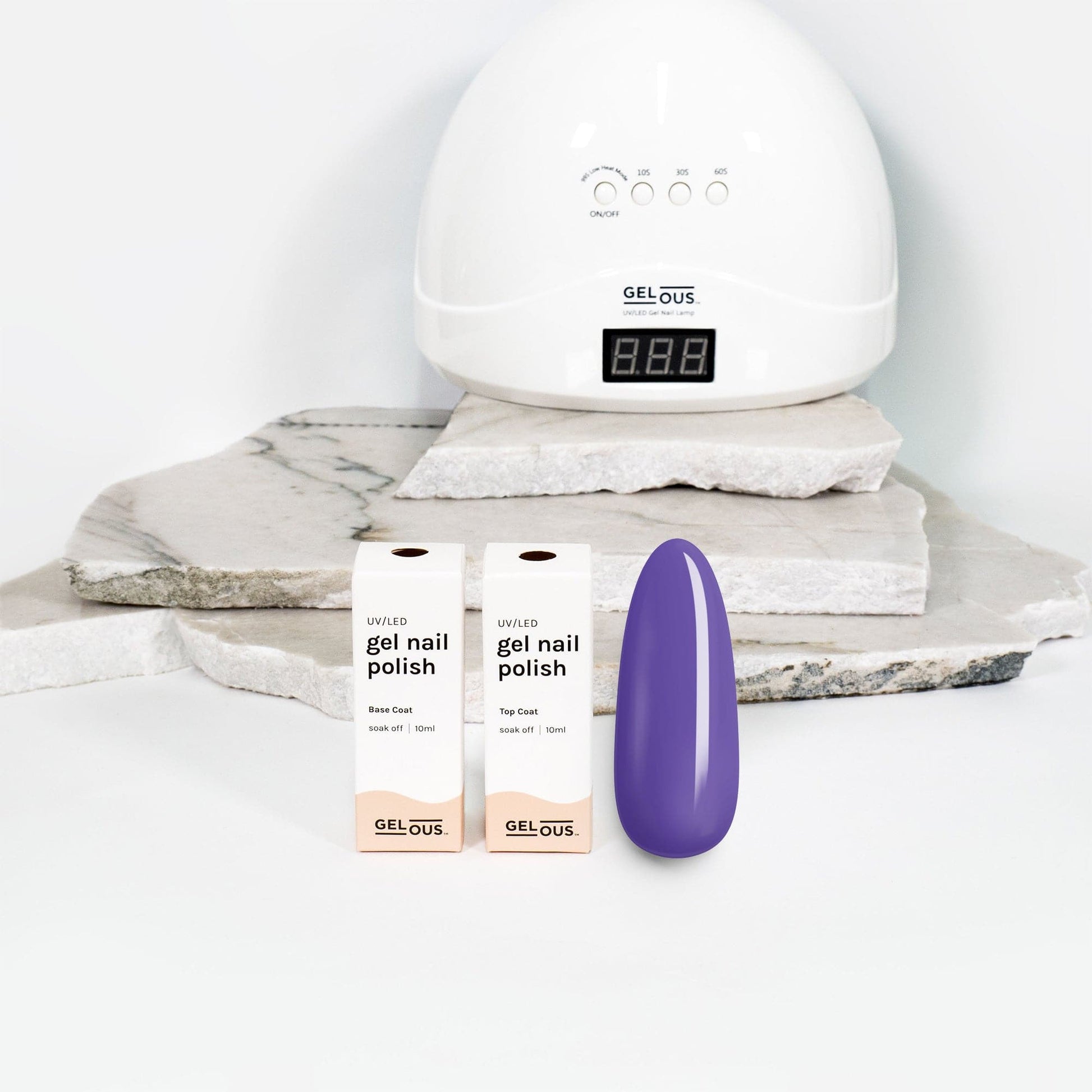 Gelous gel nail polish Purple Reign Basic Pack - photographed in New Zealand