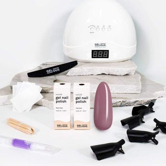 Gelous gel nail polish Sunset in Sedona Starter Pack - photographed in New Zealand