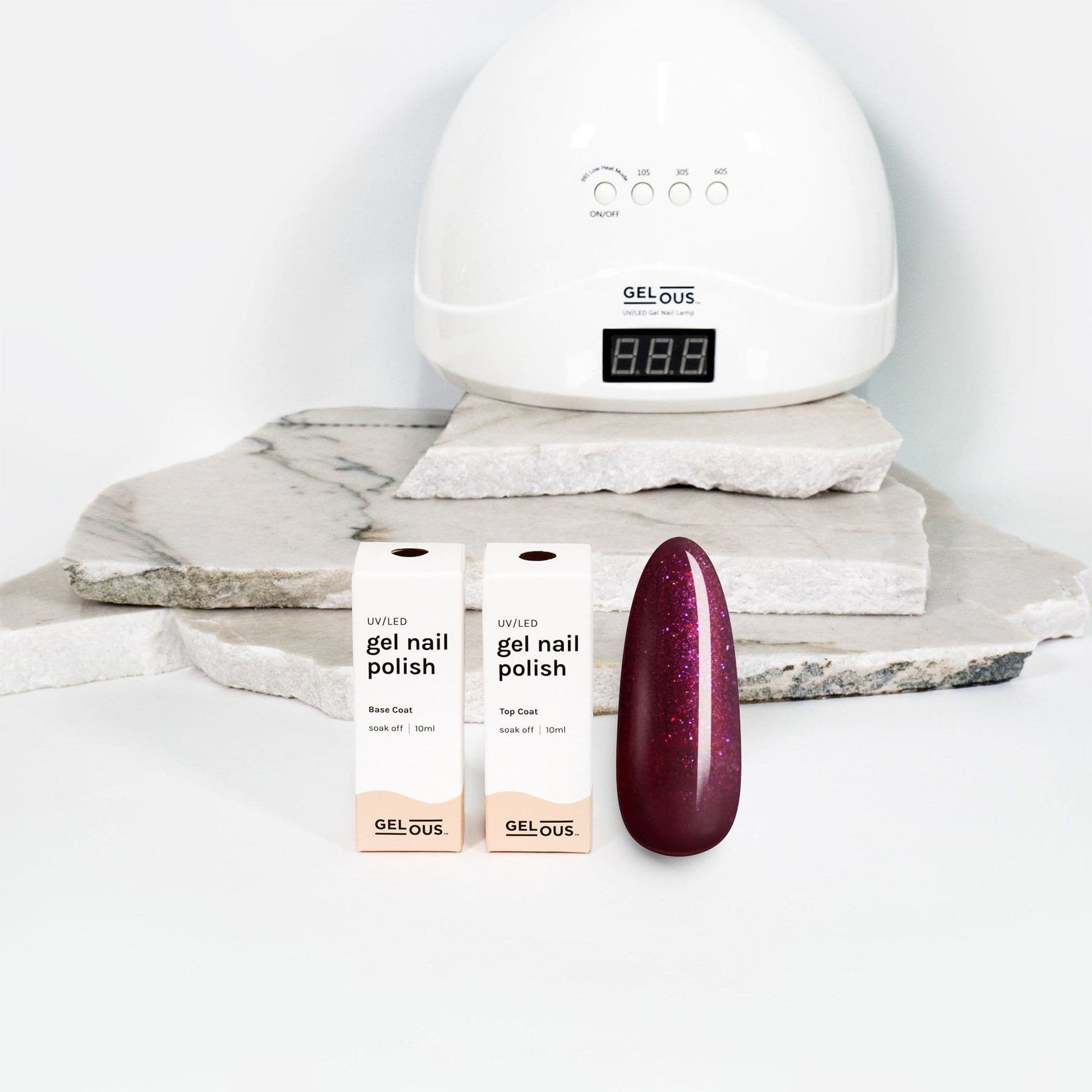 Gelous gel nail polish Sipping Sangria Basic Pack - photographed in New Zealand