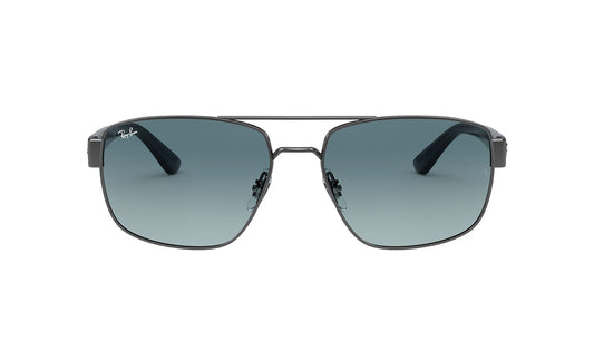 Sunglasses Rayban 3663 Aviator, Grey, Large, Mens, Metal, Non-Polarized, Prescription, Rayban, Sunglasses