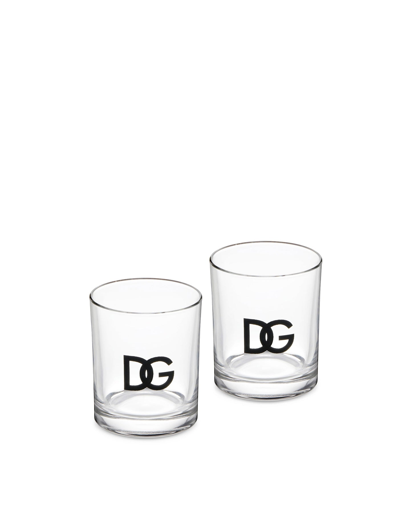 SET OF 2 DG LOGO WATER GLASSES