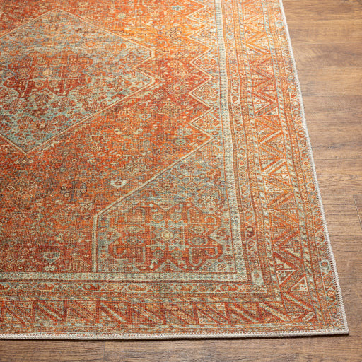 Amelie Rug - AML2351 - Orange/Tan