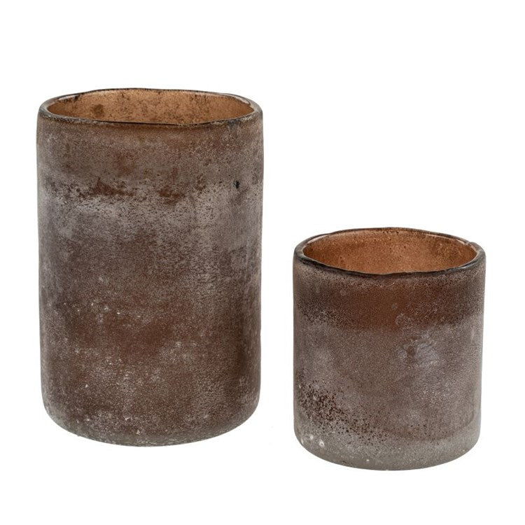 Frosted Glass Candle Votive