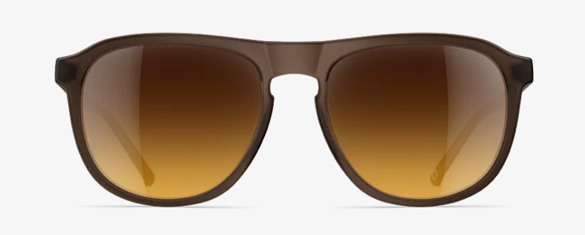 neubau T632 prescription optical sunglasses glasses eyewear dominik natural sustainable eco-friendly plastic acetate made in austria quality durable lightweight bold trendy uv400 uva uvb protection 6030 brown gradient brown yellow