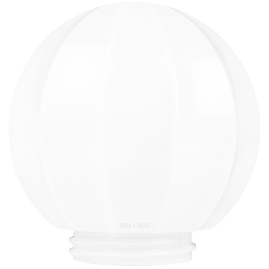 FACETED OPAL GLASS 85mm - DYKE & DEAN