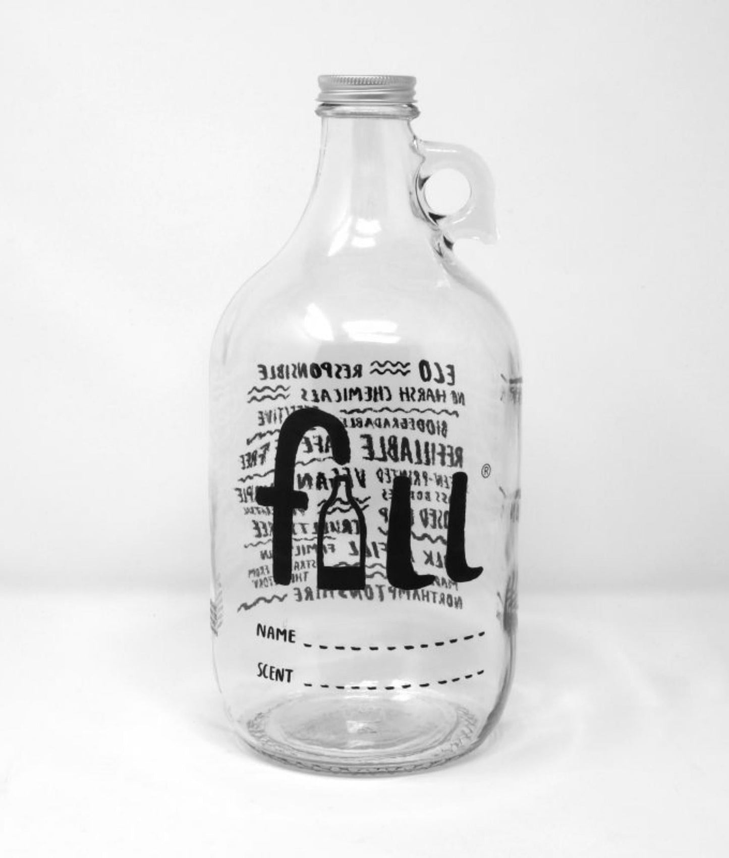 FILL Big Glass Growler Clear - 1.8L