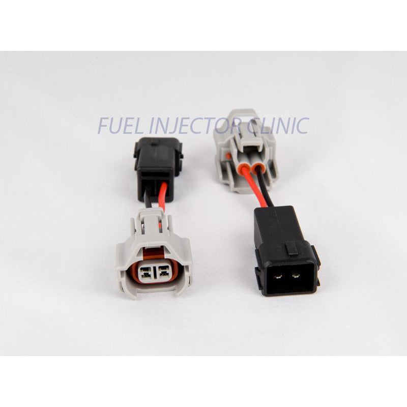 Fuel Injector Clinic Set of 6 Denso (Female) to Honda OBD2 (Male) Injector Plug Adapters / PADPDtoH6