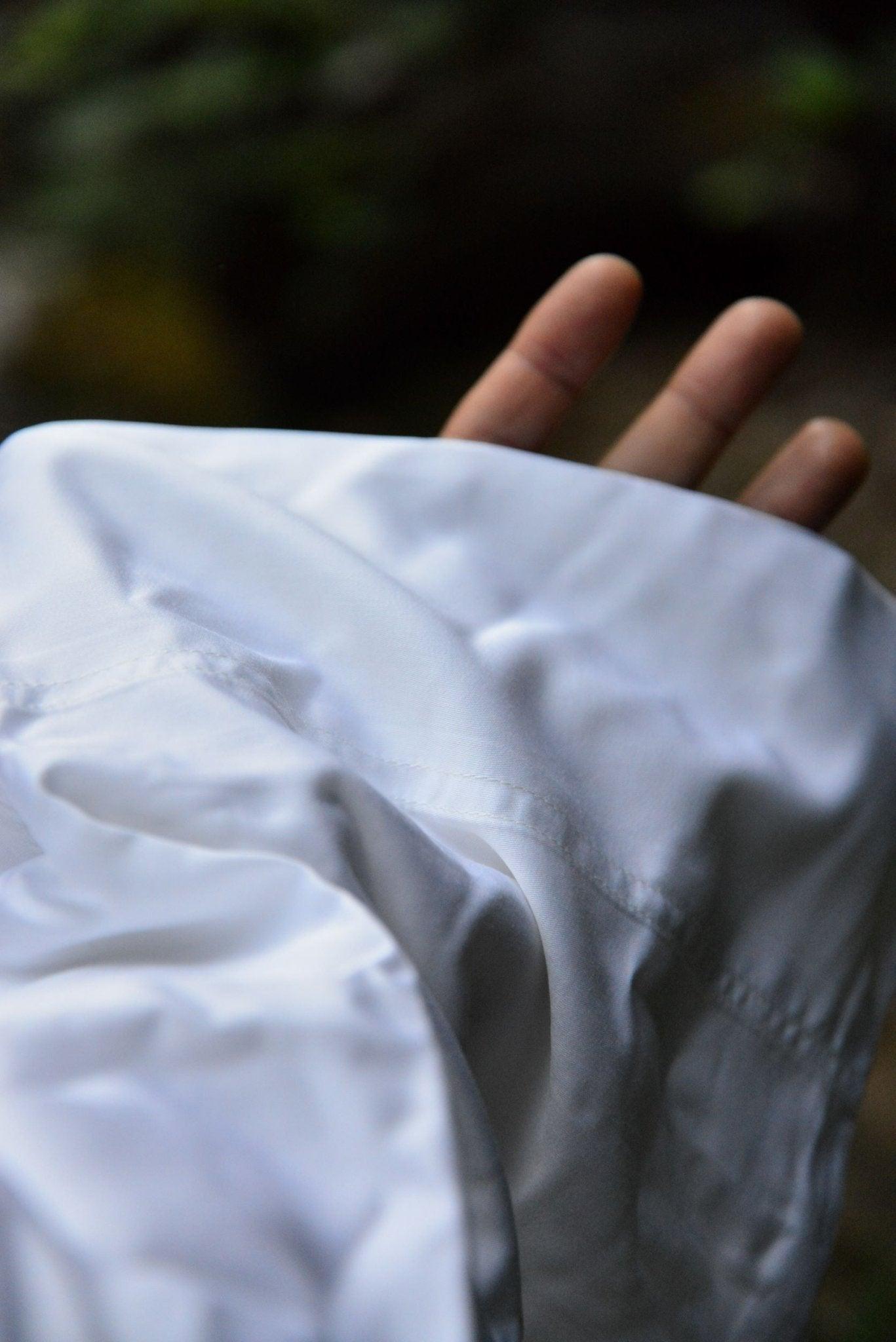 Hypoallergenic fitted bed sheet