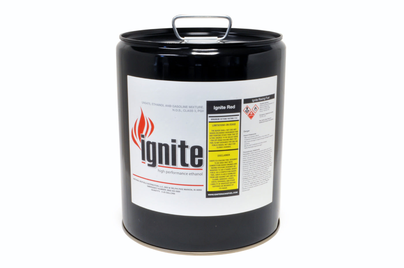 Ignite Red 114 E90 Racing Fuel 5 Gallon Pail  *Local Pick Up Only*