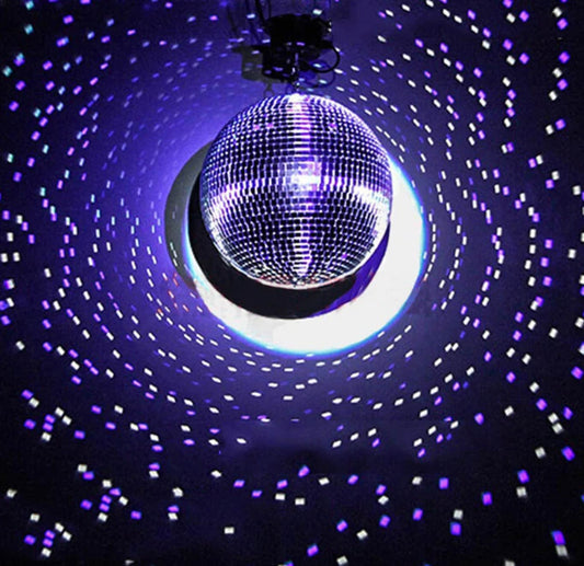 Disco Rotating Motor Spinning Disco Ball Hanging Glass